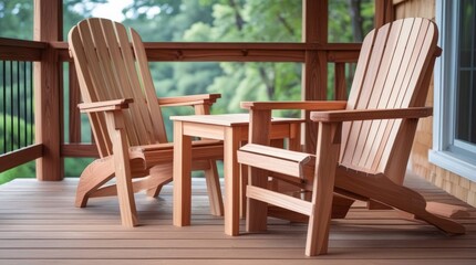 chair, furniture, table, wooden