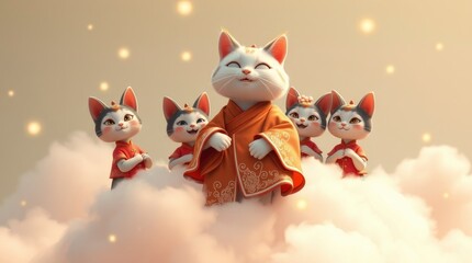 cat and sky