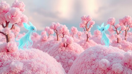 pink flowers in the snow