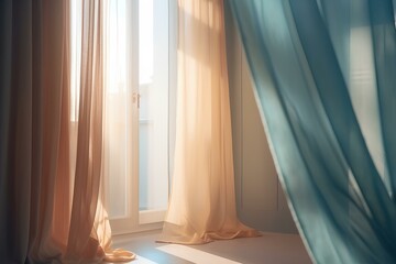 window with curtains