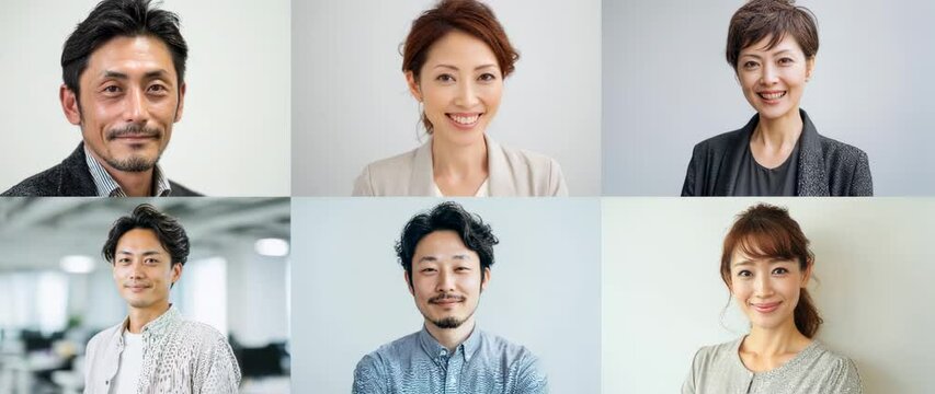 講師・スタッフ紹介に使える男女登場の語り動画