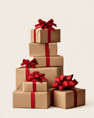 Obraz premium Elegant Christmas and New Year designs with festive ornaments