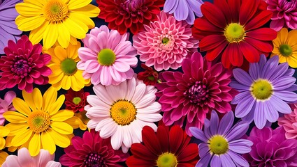 Vibrant Floral Medley A Stunning Collection of Colorful Flowers