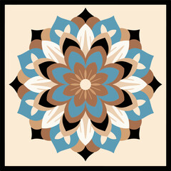 Simplified pattern diagram, vector diagram