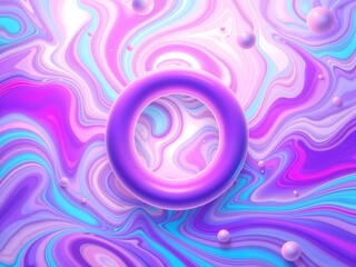 dreamlike abstract background merging pastel hues with electrifying neon blue and violet accents, reminiscent of vaporwave aesthetic illustration background