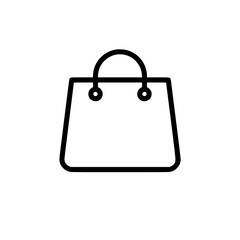 Shopping Bag Outline Icon