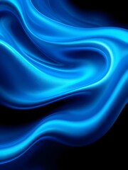 Obraz premium Abstract Blue Swirling Liquid Motion Background