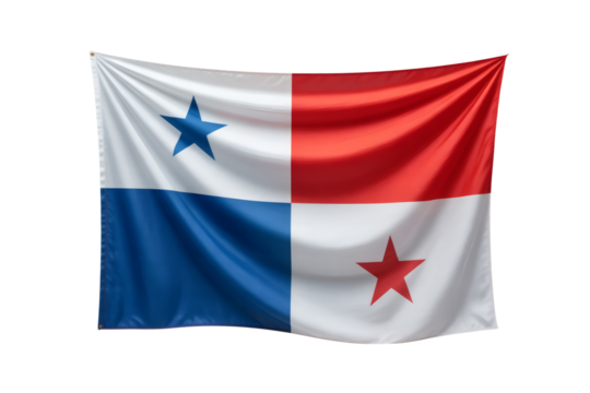 Panama Flag A Majestic Waving Flag Image, High-Resolution Photograph