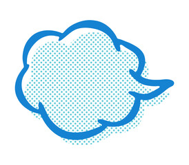 ため息のアイコンのカラーイラスト