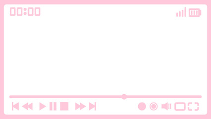 動画画面（FHDサイズ）ピンク
