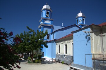 Obraz premium As in almost all of Venezuela, the predominant religion is Catholic, hence the large number of small and large churches.