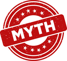 MYTH red stamp, Stamp round style