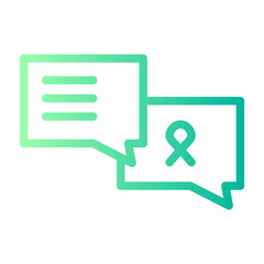 communications gradient icon