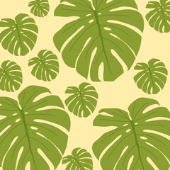 green leaf background vector ornamental plants. plant vector, plant template. green leaf vector ornamental plants.