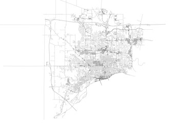 Davenport Highways Vector Map