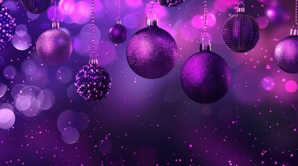 Fototapeta premium Fantasy purple gradient decorations