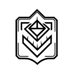 High-resolution black-and-white vector illustration, designed for professional use in print, web, and product mockups. Clean lines, isolated on white, perfect for creative and commercial projects.