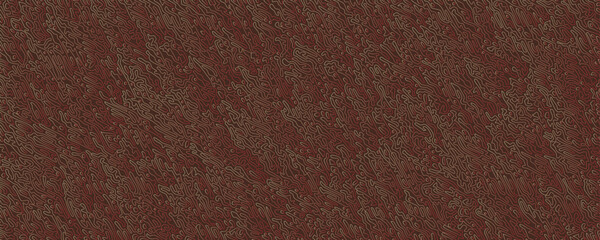 Banner with Creative Abstract Pattern. Conceptual Line Design.