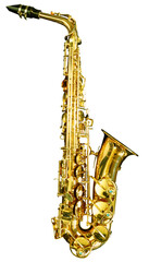 Obraz premium Saxophone musical instrument