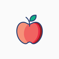 Apple icon vector template design