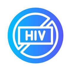 hiv gradient icon