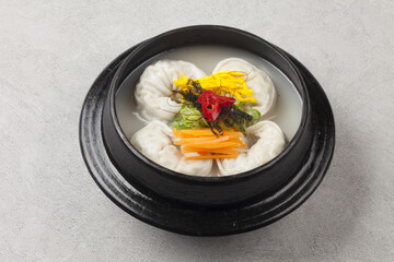  Dumplings are food made by kneading flour or other dough and filling it with vegetables, meat, and...