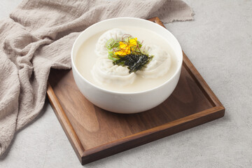  Dumplings are food made by kneading flour or other dough and filling it with vegetables, meat, and...