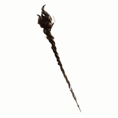 Twisted Staff of Dark Magic - Fantasy Game Asset