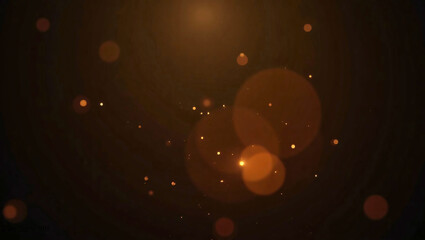 Golden Dust and Light Leaks Abstract Background Image