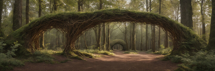 Inspired Paths: Wandering Beneath Nature’s Gentle Guidance