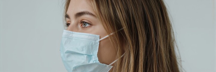Fototapeta premium Protecting Yourself from the Virus A Guide to Mask Usage and Prevention