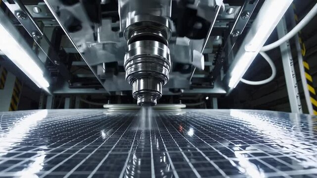 Dynamic overhead capture of solar ink spray coating in roll to roll production line