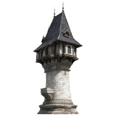 Medieval Stone Tower - Fantasy Architecture 3D Render