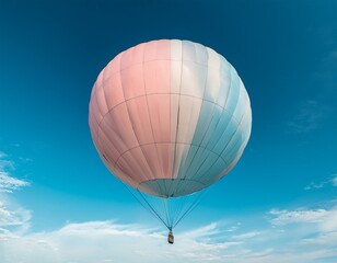 Naklejka premium balloons floating in clear blue sky, minimal 