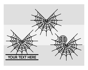 Spider Web SVG Silhouette Bundle, Spiderweb Silhouette, Spooky Svg, Cobweb Svg, Spiderweb Svg, Spider web Png, Spider web Svg Images, Cut Files