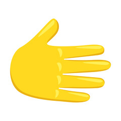 Rightwards Hand Emoji Icon Illustration. Gesture Vector Symbol Emoticon Design Doodle Vector.