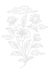floral_chinese_line_art