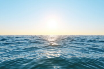 Fototapeta premium Ocean sunrise calm landscape