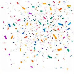 Colorful Confetti Celebration Background