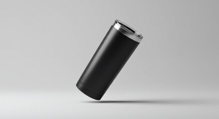 Sleek Black Insulated Tumbler Mockup Premium Design Template for Branding and Marketing