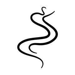 Smoke Icon. Steam Icon. Smell Icon. Vector Illustration. 