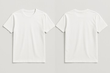 Professional white t-shirt mockup template design