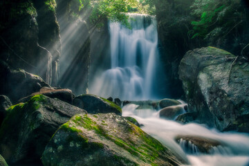 water fall in wakayama japan