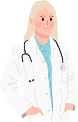 Fototapeta premium Confident female doctor