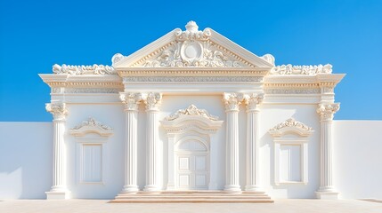 Obraz premium Ornate White Facade