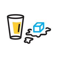 Vector multi color icon for Empty