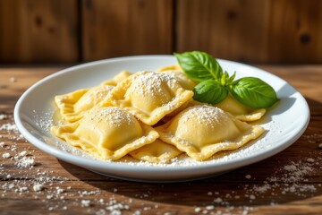 Fresh Ravioli Pasta Dish