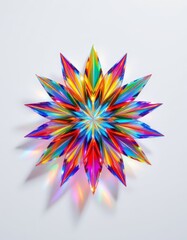 Colorful Abstract Starburst