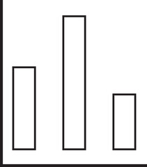 Vector illustration of a data analysis bar chart