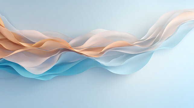 create a LinkedIn cover image with abstract, flowing lines in soft blue and grey tones, representing connection and fluidity. Clean and minimalistic design 74887860 1